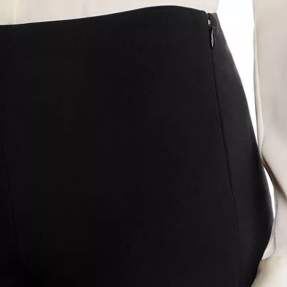 🌻Theory "Admiral Crepe" substantia Black Flare Pants Size 4 - Picture 6 of 12